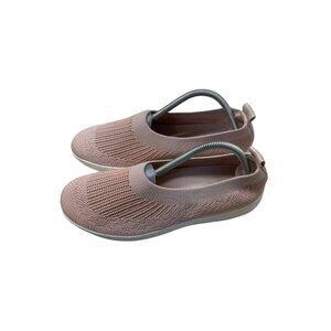FitFlop Blush Pink Uberknit Slip on Ballet Flats Comfort Sneaker US11